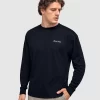 Camiseta manga larga cuello redondo de hombro caído - Imagen 2